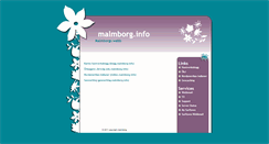 Desktop Screenshot of malmborg.info