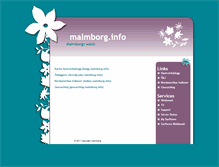 Tablet Screenshot of malmborg.info